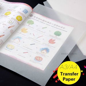 50 Stuks Transfer Papier 73G A3/A4 Zwavelzuur Papier Papel Transfer Art Linyi Transparante Tracing Papier schets Tekening