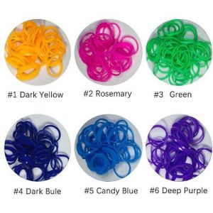 1800Pcs Rubber Loom Bands Diy Speelgoed Voor Kinderen Set Kid Vetersluiting Armband Siliconen Elastiekjes Elastische Rainbow Weave Meisje