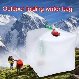 20l Outdoor Inklapbare Opvouwbare Water Tassen Container Camping Wandelen Survival Opslag Water Bag Carrier Draagbare O7M0