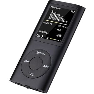 1.8 Inch Kleurenscherm Mp3 Player Muziek Afspelen Met Fm Radio Video Speler E-book Speler