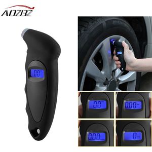 LED Backlight Wiel Band Luchtdrukmeter Tester Digitale Meter Tool Voertuig Motorfiets Auto 0-150 PSI