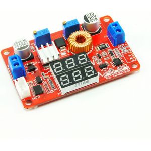 5A 75W Constante Stroom Spanning Cc Cv Buck-Module Step-Down Module Dc 5V-35V Spanning En Ampere Dual Display