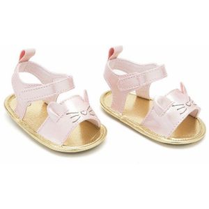 Zomer Meisje Sandalen Pasgeboren Baby Leuke Kat Zachte Zolen Gouden Prinses Mode Baby Meisje Sandalen Baby Schoenen 0-18M