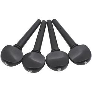 Handgemaakte 4 Stuks Ebony Cello Stemsleutels Tuners Diy Voor 3/4 4/4 Maat Cello &#39;S Accessoire