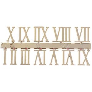 Romeinse Cijfer Diy Digitale Vervanging Gadget Reparatie Klok Onderdelen Klok Wijzerplaat Digitale Mechanisme Delen Kaart Klok Accessoires 1 Set
