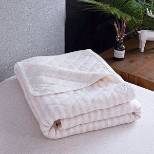 Zomer Katoenen Dekbed Deken Dunne Streep Dekbed Sprei Student Kids Adult Airconditioning Quilt Bed Cover Beddengoed