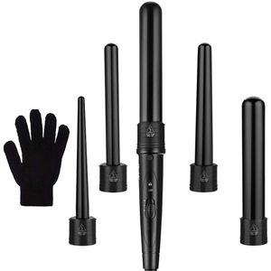 Multifunctionele Hair Curler Rollers Machine Haar Wave Wand Elektrische Looper Haar 5-In-1 Krultang Set Krullen haar Voor Vrouwen
