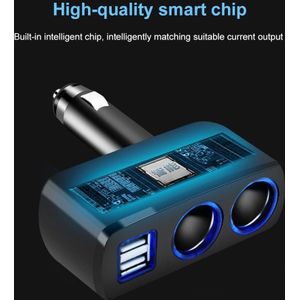 Usb Car Charger Dc 12V Auto Oplader Sigarettenaansteker Splitter Plug Led Auto-oplader Adapter Voor Iphone Xr Xs 11 Pro Samsung S10 S9