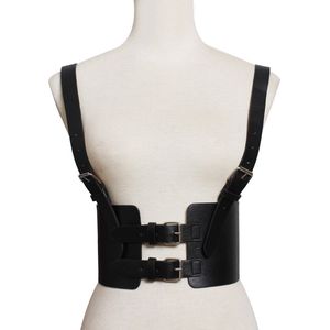 Steampunk Vrouwen Strap Harness Vintage Taille Cincher Met Bandjes Brede Corset Riem Kleding Accessoires Riemen