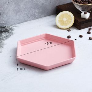 10Pcs Schotel Plaat Set Keuken Servies Plastic Platen Diner Platen Kom Ontbijt Lade Scandinavische Stijl Huis Keuken Benodigdheden