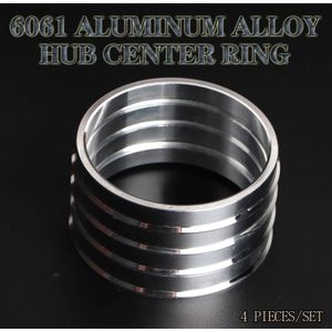 4 Stuks/set Aluminium Hub Ringen Hub Centric Ringen Wiel Boring 54.1-57.1 、 54.1-56.1 、 54.1-64.1 、 54.1-60.1 、 54.1-56.6 、 54.1-66.1 Mm