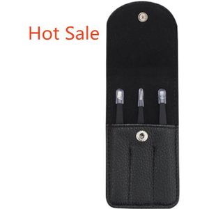 3 Stks/set Roestvrij Staal Wenkbrauw Tang Eye Professionele Make Pincet Slant Tip/Punt Tip / Flat Tip Wenkbrauw Trimmen tool