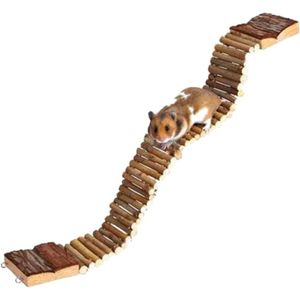 Houten Oefening Speelgoed Voor Hamster Egel Muis Rat Cavia, Lange Ladder