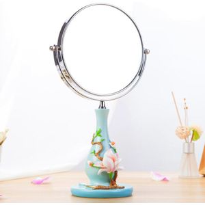 Europese hars schoonheid schoonheid bruiloft spiegel desktop make-up spiegel desktop dubbelzijdige spiegel LO727453