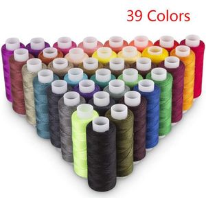 39 Kleuren 100% Polyester Garen Naaigaren Roll Machine Hand Borduren 150 Meter Elke Spool Duurzaam Voor Thuis Naaien Kit