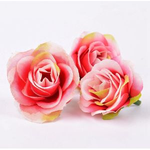 SNAILGARDEN 40 koppen kunstmatige hortensia bloemen, 4 stuks nepzijden mini- hortensia met 1 vaas kraftpapieren zak-mini kunstmatige chrysantbal perfect voor thuiskantoor, bruiloft, babyborrel