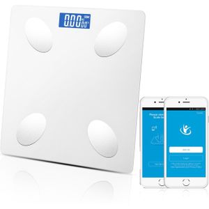 Bluetooth Lichaamsvet Schaal Bmi Schaal Smart Elektronische Weegschalen Lcd Digitale Badkamer Weegschaal Balance Lichaam Samenstelling Analyzer