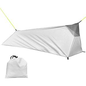 Backpacken Tent Outdoor Camping Slaapzak Tent Lichtgewicht Enkele Persoon Tent Met Netto Voor Reizen Wit Groen Blauw