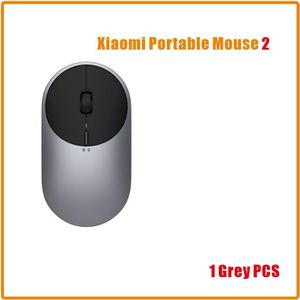 Originele Xiaomi Mi Draagbare Muis 2 4-DPI 4000 2400 1800 1200 Bluetooth RF2.4 Aluminium Metal Abs Windows 10 Android mac