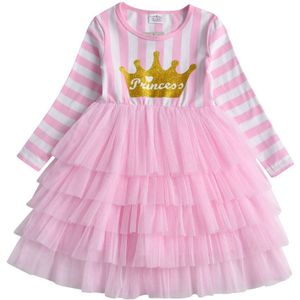 Vikita Prinses Meisjes Jurk Meisjes Kleding Kinderen Kleding Herfst Party Tutu Kinderen Jurken Voor Meisjes Peuter Meisjes Casual Dress