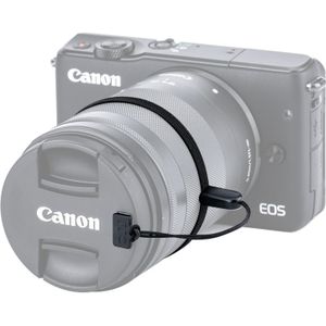 JJC DSLR/Mirrorless Camera Lens Cap Keeper Houder met 3 M sticker voor Canon Nikon Sony Olympus Fujifilm