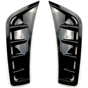 Auto Heldere Zwart Abs Voorbumper Spoiler Side Wing Decoratieve Cover Voor Mercedes Benz Glc Klasse GLC260 GLC300