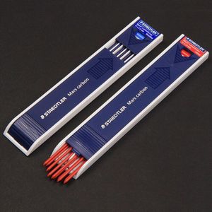 Staedtler Grafische Vulpotloden Lood Vullingen Blauw/Rood (1 Tube, 12 Stuks) 2.0 Mm Voor Technische School & Kantoorbenodigdheden