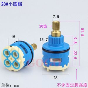 4-Gat Kraan Cartridges Douche Kamer Klep Fittingsfour-Speed Douche Bad Mengkraan Switch