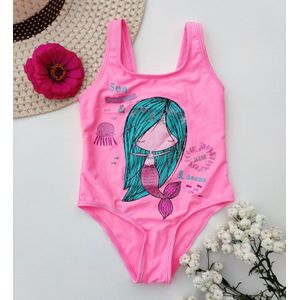 2 ~ 8Y Peuter Baby Meisjes badpak Kinderen Badmode een stuk Meisjes mermaid badpak Schattige Kinderen Beachwear-SW135