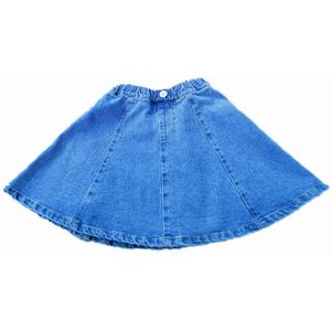 Zomer Kids Meisjes Blue Denim Mini Rok Kinderen Meisjes Denim Rok Jeans Rok Voor Meisjes 13 12 11 10 9 8 7 6 5 4 Jaar Oud