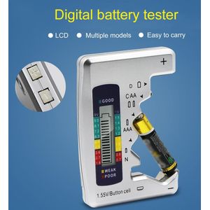 Universele Digitale LCD Batterij Tester Checker Knoopcel Capaciteit Detector Voor C/D/N/AA/AAA /9V Batterij Testen Gereedschap