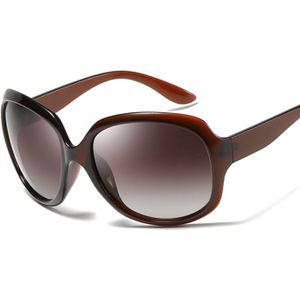 Ster Stijl Luxe Zonnebril Vrouwen Oversized Zonnebril Vrouwelijke Vintage Ovale Grote Frame Outdoor Sunglass UV400