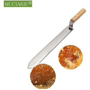 Honing Snijden Mes Met Houten Handvat Rvs Blade Bijenteelt Tool Platte Mond Enkele En Dubbele Tand Randen Te Kiezen