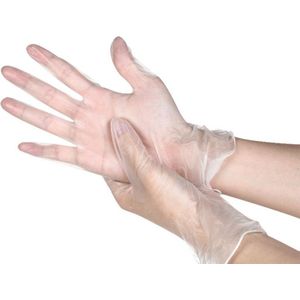 100Pcs Wegwerp Pvc Handschoenen Nitril Rubber Handschoenen Latex Voor Thuis Voedsel Laboratorium Cleaning Multifunctionele Thuis Gereedschap