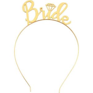 Bruiloft Accessoires Bruid Om Gilded Bruid Bruidsmeisje Bridal Tiara Kroon Voor Bachelorette Vrijgezellenfeest Decoratie Meisjes