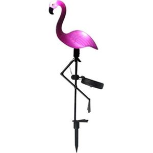 LED Tuin Licht Zonne-energie Flamingo Gazon Lamp Voor Outdoor Tuin Decoratieve Waterdichte Roze led Solar Tuinverlichting