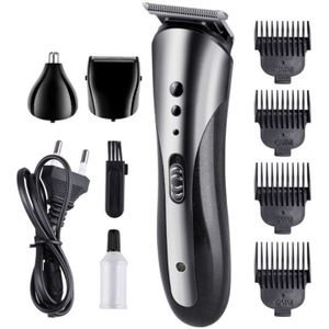 3 In 1 Multifunctionele Elektrische Tondeuse Scheermes Baard Scheerapparaat Neus Haar Snijder Trimmer Limiet Kam Set Draadloze Oplaadbare