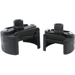 60Mm-80Mm Gegoten Staal Verstelbare 2 Kaken Oliefiltersleutel Brandstoffilter Remover Removal Tool Twee-klauw Cast Stalen Filter Sleutels