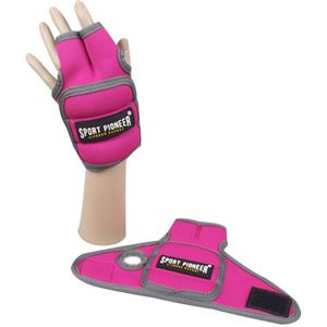 1lb Roze Gewicht Handschoenen Fitness Body Building Training Handschoenen Voor Vrouw