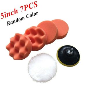 7PCS 3 ''/4''/5 ''/6''/7''Inches Auto Polijsten Waxen Detaillering Spons mat Buffing Buffer Compound Pad Auto Accessoires Spons Mat