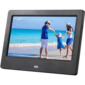 7 Inch Lcd Breedbeeld Hd Led Elektronische Fotoalbum Digitale Fotolijst Muur Reclame Machine