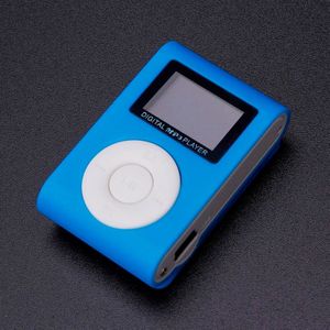 Top Mini Mp3 Usb Clip MP3 Speler Lcd-scherm Ondersteuning 32Gb Micro Sd Tf Cardslick Stijlvolle Sport Compact