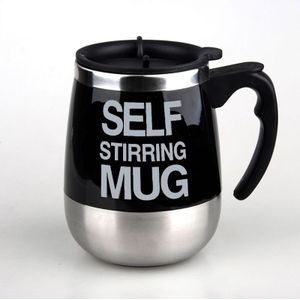 Kongwal Verkoop Self Roeren Mok Rvs Cup Lazy Smart Melk Koffie Mok Keuken Accessoires 1PC 450ML 5 Kleuren