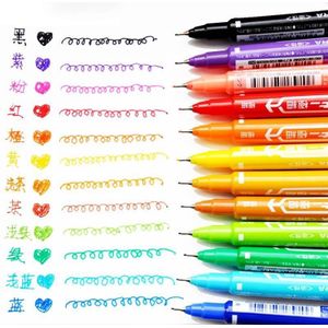 12 Colores Markers Pen Manga Art Supplies Marker Tekening Micron Fijne Belettering Pen Kalligrafie Architectuur Tekenen Set Liner