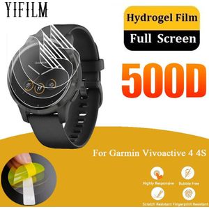 3Pack Tpu Film Voor Garmin Vivoactive 4 4S Smart Horloge Anti-Kras Hydrogel Soft Clear Full Screen protector Vivoactive4 4S