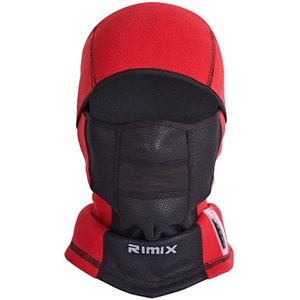 Rimix Winter Motorfiets Bivakmuts Polar Fleece Gezichtsmasker Sneeuw Rijden Thermische Bivakmutsen Masker Moto Winddicht Fietsen Ski Sjaal