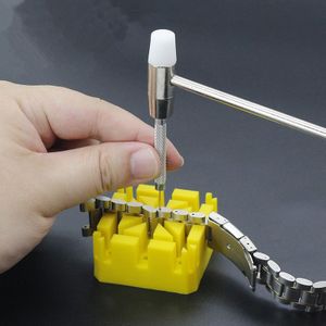 Horloge Band Hamer Armband Link Repair Remover Tool Punch Pins Strap Houder Kit Meter Van De Meter Reparatie Accessoires Gereedschap