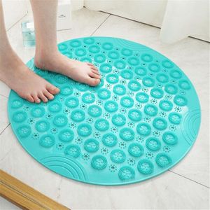 Ronde Badkamer Anti-Slip Matten Thuis Badkamer Douche Zuignappen Massage Matten