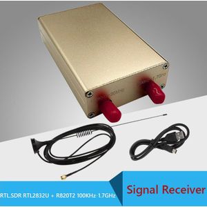 Draagbare Radio Rtl Sdr Usb Tuner Ontvanger RTL2832U + R820T2 100Khz-1.7Ghz Uhf Vhf Hf Rtl. Sdr Usb Blauw Tuner Ontvanger Kit