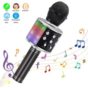 Draadloze Bluetooth Karaoke Microfoon, Draagbare Speaker Machine, Handheld Home Ktv Speler Met Opname Functie
